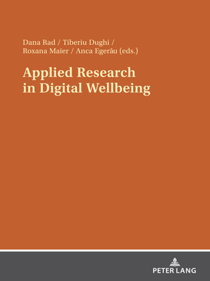 cover image of Applied Research in Digital Wellbeing